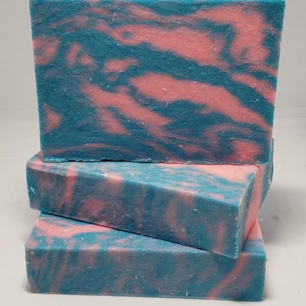 Cotton Candy Bar Soap set of 3